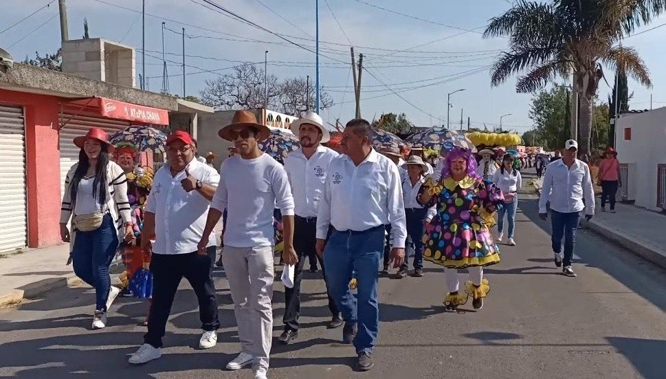 Pablo Angulo impulsa las tradiciones y costumbres a través del carnaval de Cuamilpa 