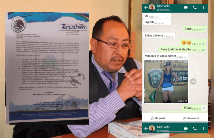 Edil de Zitlaltepec pide que le depositen 60 mil pesos para pago de seis mujeres 