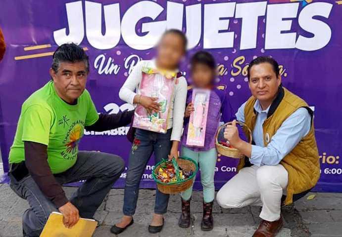 Repartirá Luis Antonio Herrera juguetes a niñas y niños de Tlaxcala