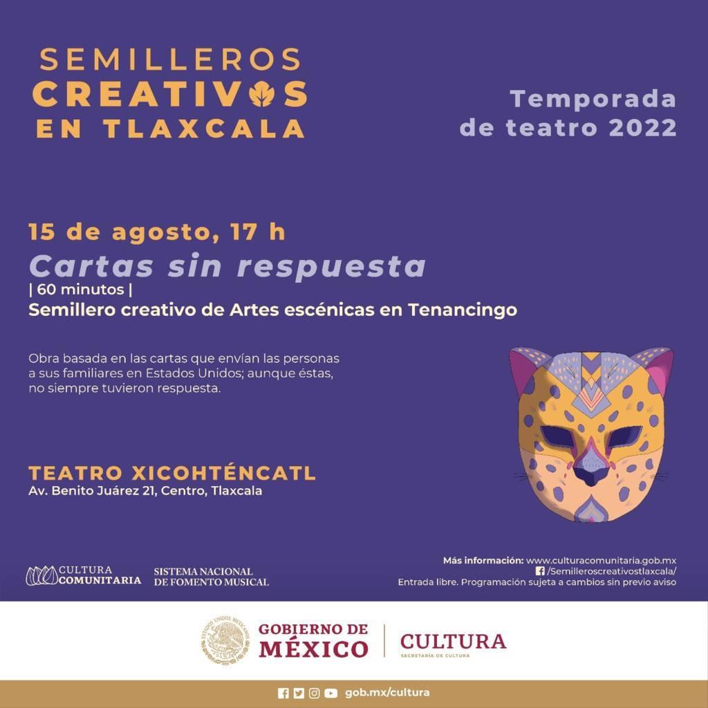 Semilleros creativos de Tlaxcala muestran sus conocimientos escénicos en el Teatro Xicohténcatl 