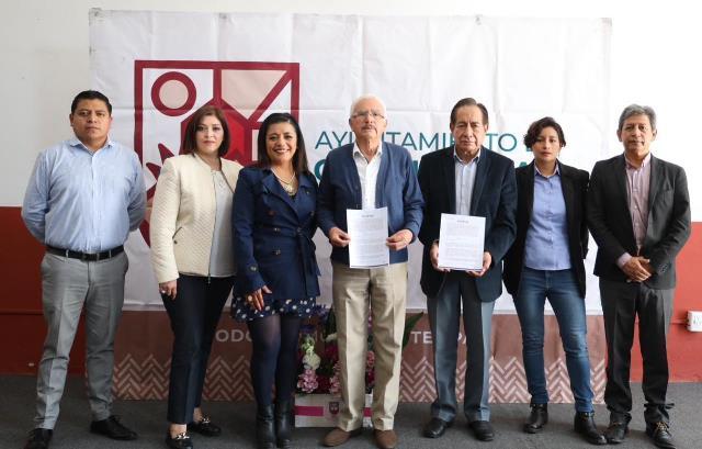 Firma Ayuntamiento de Chiautempan e ITAES convenio por la salud 