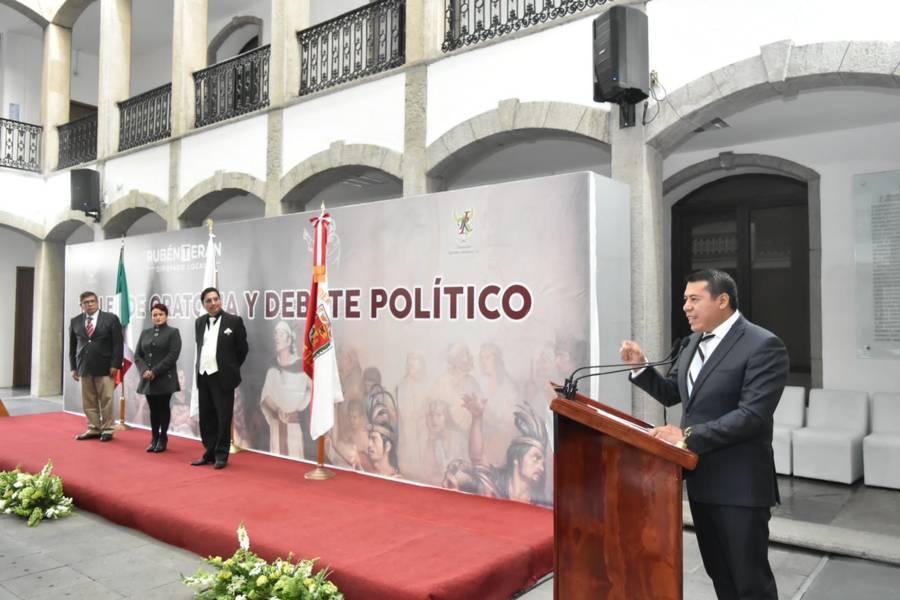 Concluye Taller de Oratoria y Debate Político en el Congreso: Rubén Terán