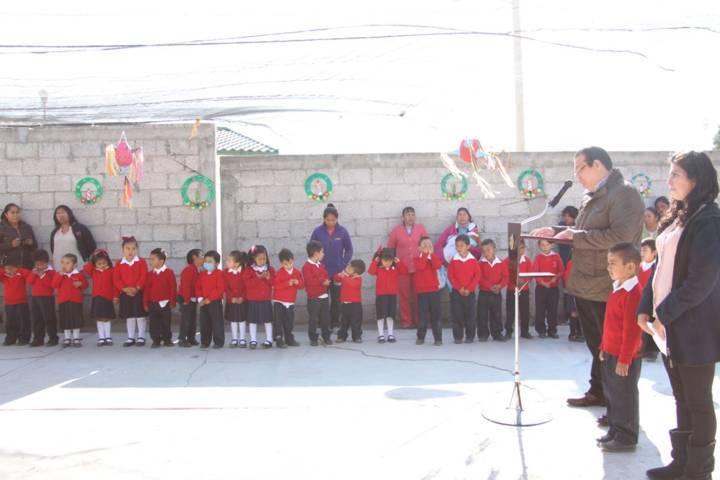 Alcalde mejora la infraestructura educativa de 5 escuelas con un comedor