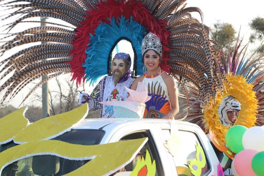 Con magno desfile inicia Yauhquemehcan el carnaval