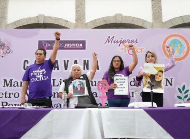 Se presentó en el Congreso la Caravana sentencia Mariana Lima Buendía