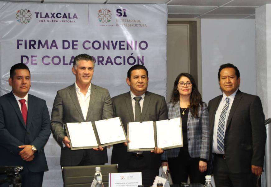 Firma el TJA convenio de colaboración con la Secretaría de Infraestructura 