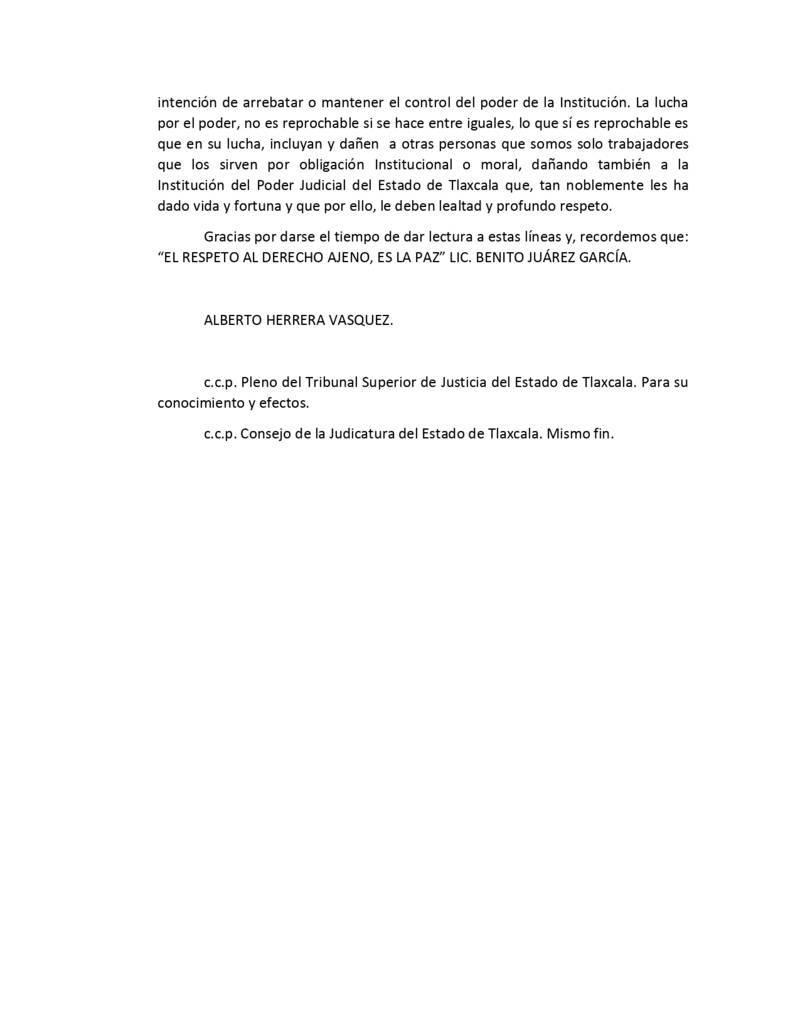 Derecho de Réplica por publicación realizada en el periódico e-consulta Tlaxcala