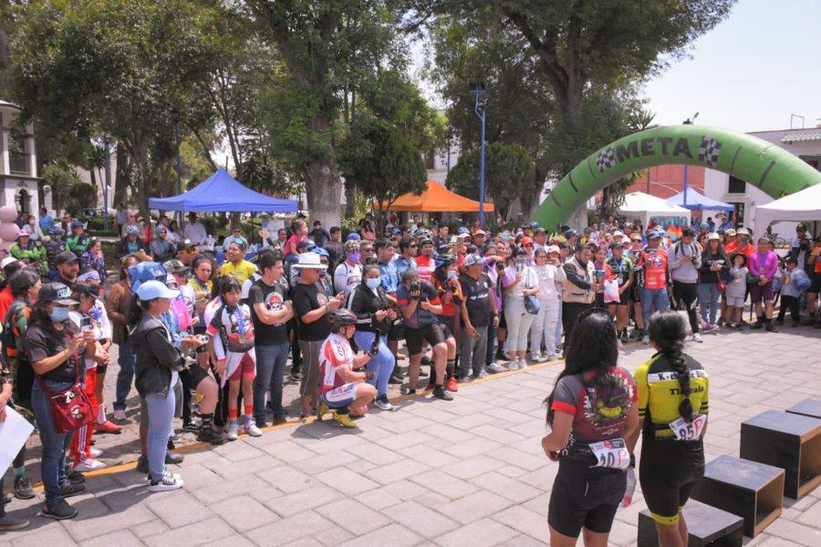 Este domingo se realizó el Segundo Maratón Épico Femenil MTB 2023 en Apetatitlán 