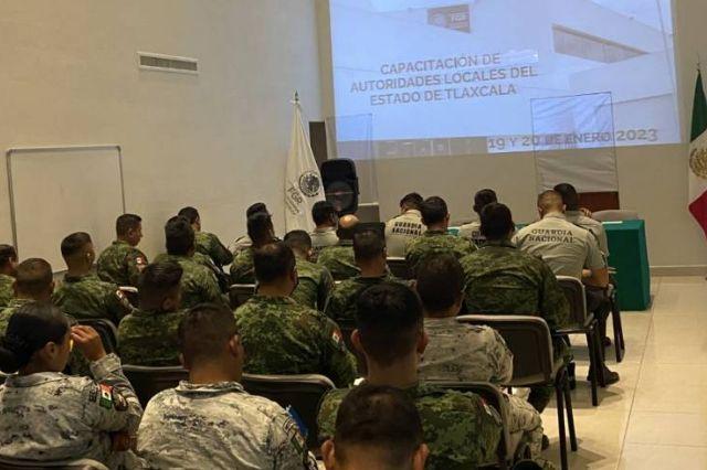 Imparte FGR Curso-Taller a personal de sedena y la guardia nacional en Tlaxcala