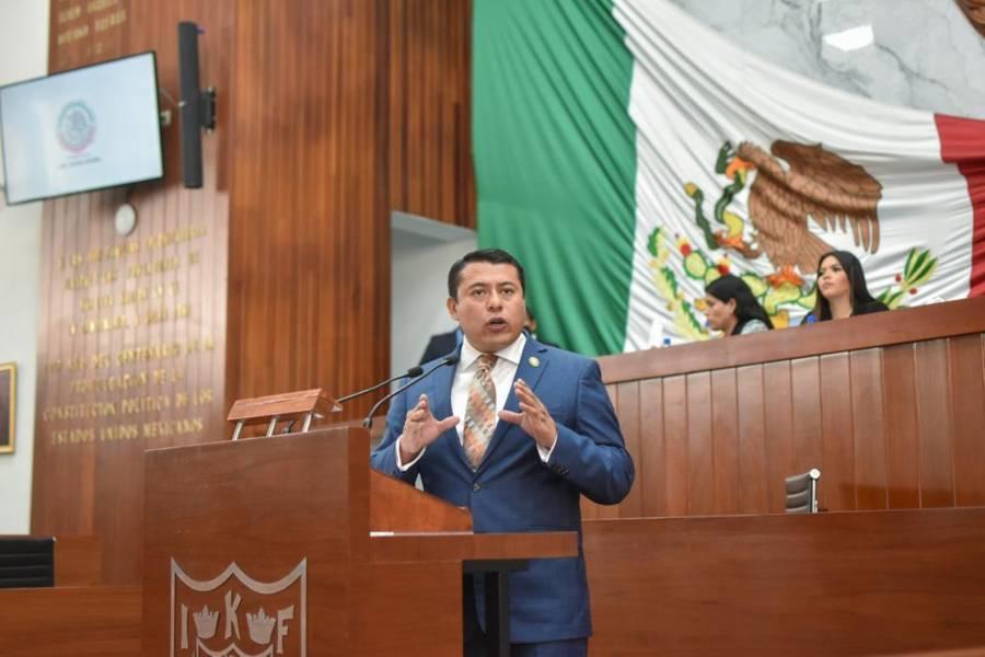 Diputado Rubén Terán presenta iniciativa de nueva Ley Orgánica del Poder Legislativo