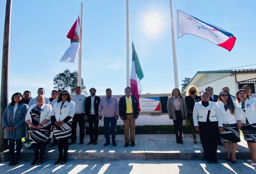 Atestigua Vicente Morales el 35 Aniversario de la Primaria ´Ricardo Flores Magón´ en Amaxac