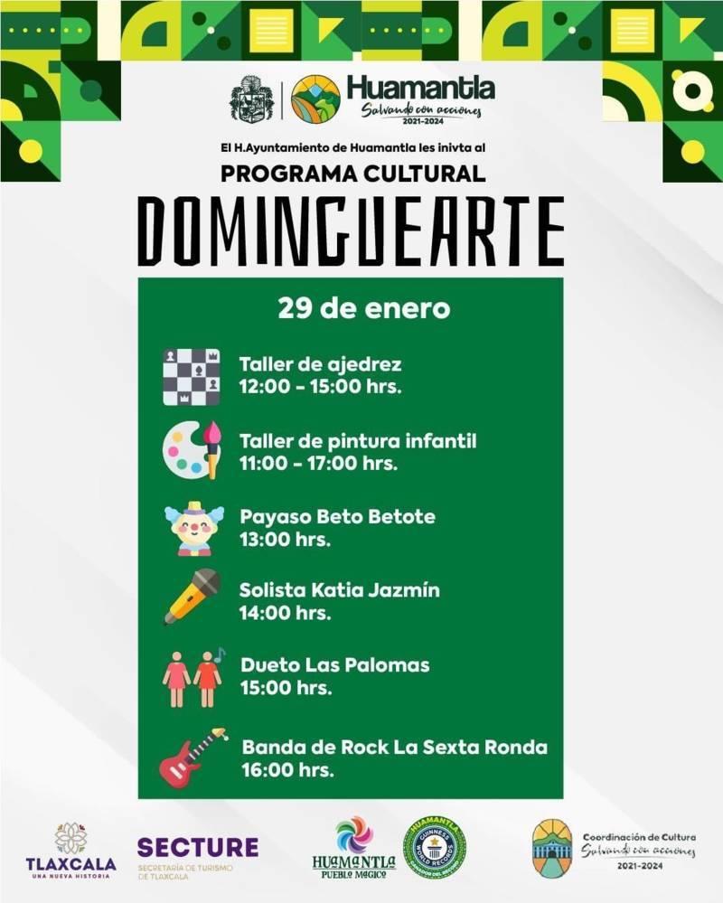 Fiesta y diversión tendrá mañana “Dominguearte” en Huamantla