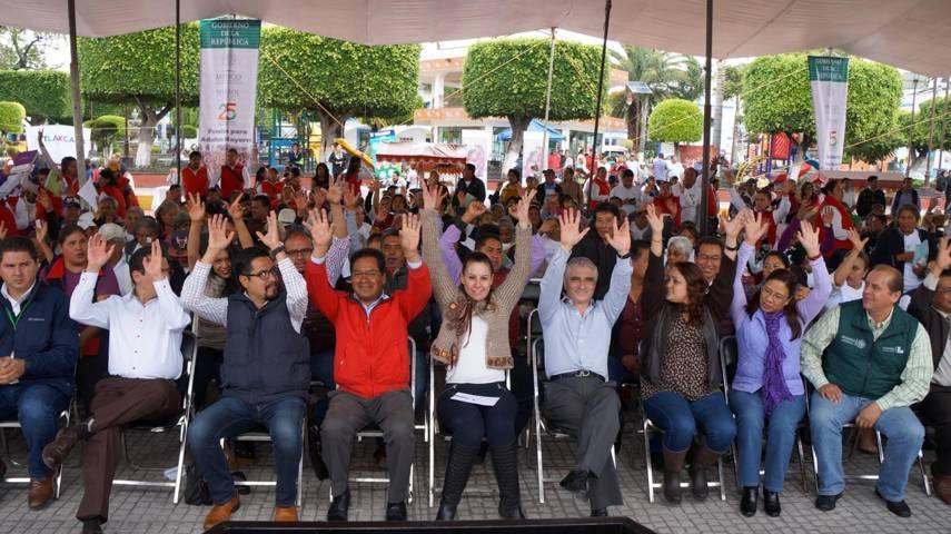 SEDESOL lleva a cabo feria de apoyos y servicios en San Pablo del Monte