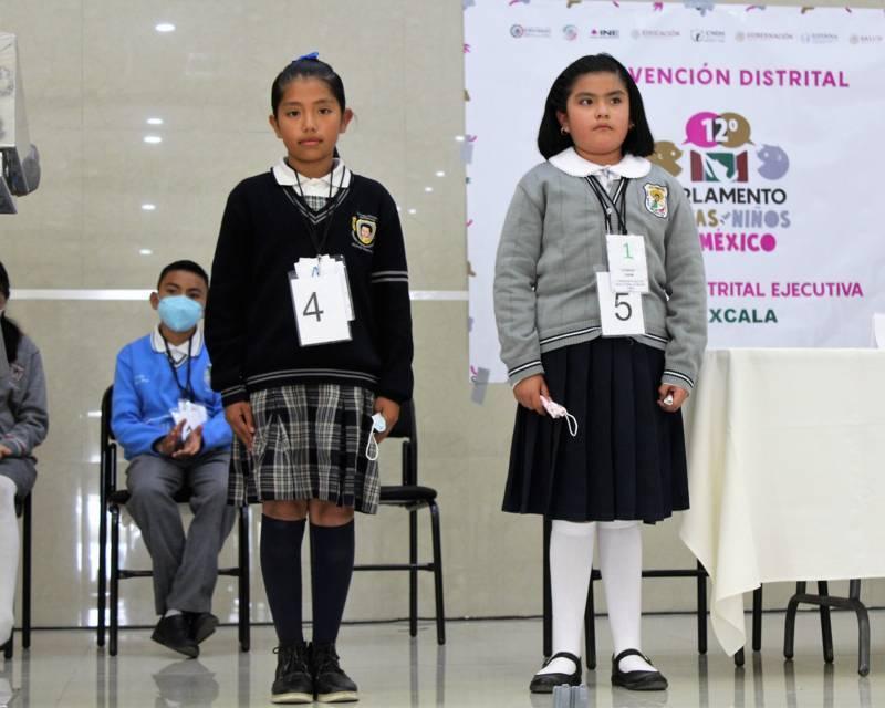 Definida delegación tlaxcalteca del 12º. Parlamento de las niñas y los niños de México 2022