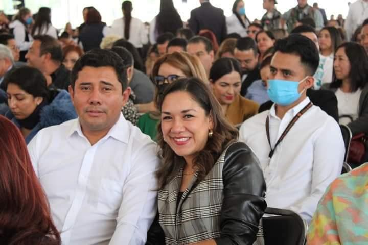 David Martínez alcalde de Santa Cruz Tlaxcala asistió a la inauguración del primer encuentro nacional de SMDIF