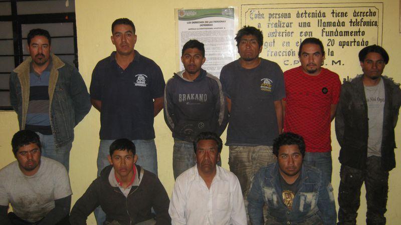 Detiene seguridad pública municipal de Calpulalpan a presuntos ladrones de vías férreas