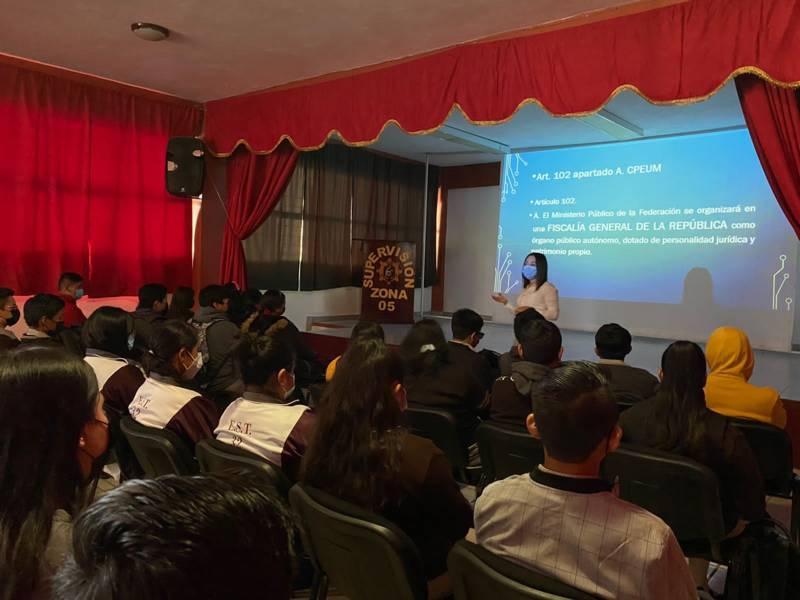 Imparte FGR pláticas en materia de prevención del delito en Tlaxcala