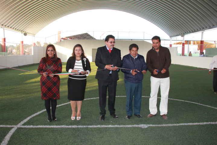 Unidad deportiva fue gestionada por el diputad federal en Xaltocan