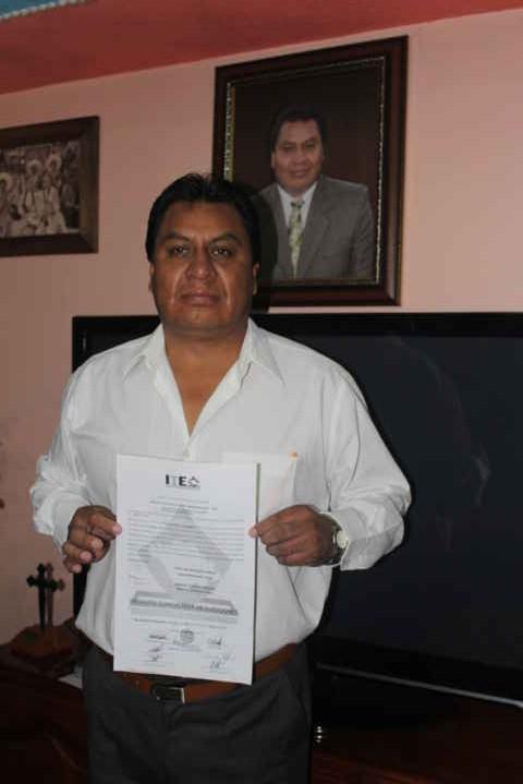 Ciro Meneses presidente electo a la alcaldía de Zacualpan