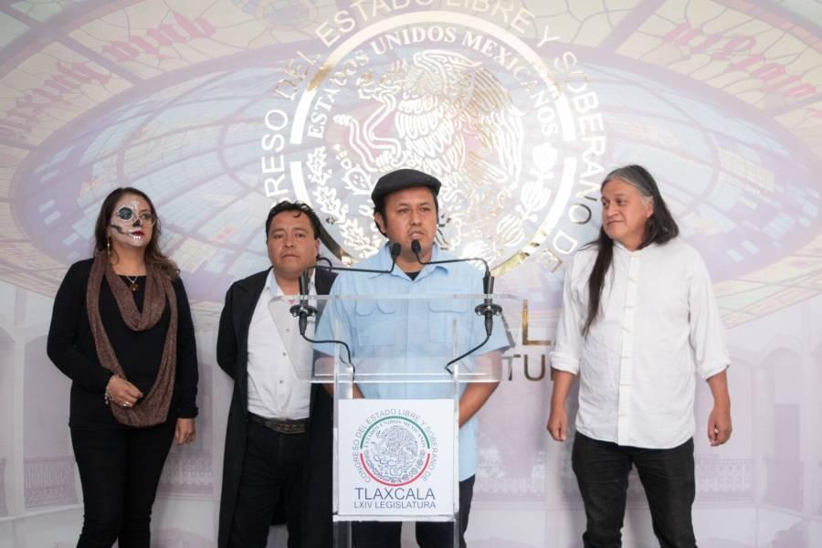 Anuncian Festival de Muertos en el Palacio Legislativo en náhuatl “Mikailwitl”