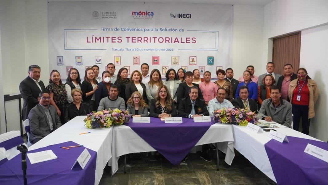 Comisión de Asuntos Municipales celebra firma de convenios para solución de límites territoriales