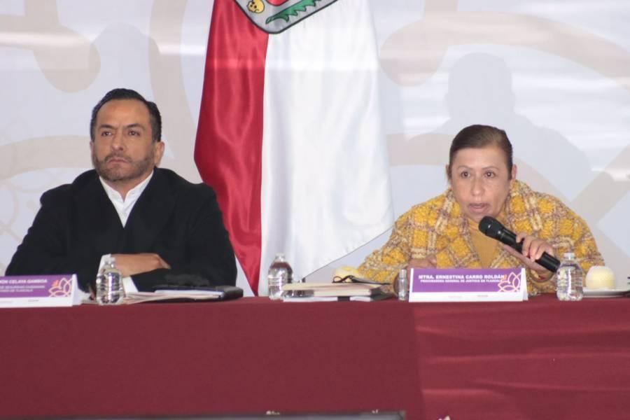 Firma de protocolo de actuación policial para intentos de linchamiento del Estado de Tlaxcala
