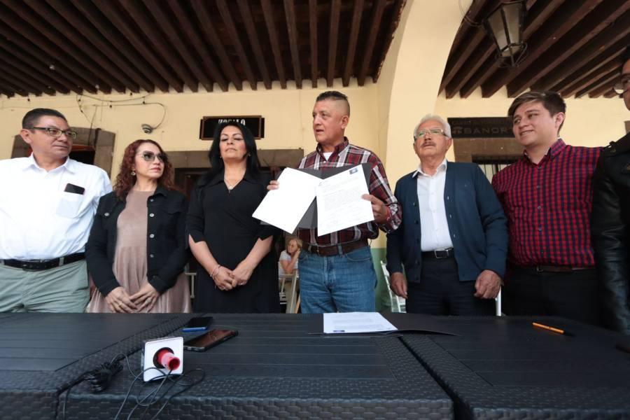 Firman convenio de colaboración Jóvenes por la Cultura y Justicia Social A.C. y la Asociación de Familias de los Migrantes Federación Guanajuato A.C.