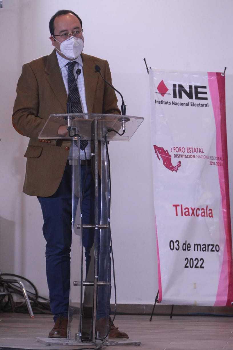 INE realiza el Foro Estatal sobre Distritación Electoral en Tlaxcala