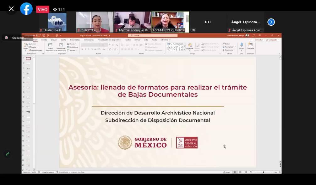 AGN capacita a personas servidoras públicas de Tlaxcala sobre correcta gestión documental