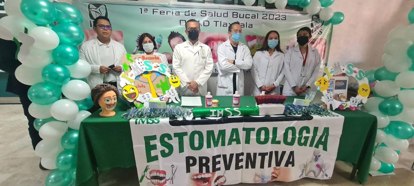 IMSS Tlaxcala realiza su Primera Feria de la Salud Bucal 2023