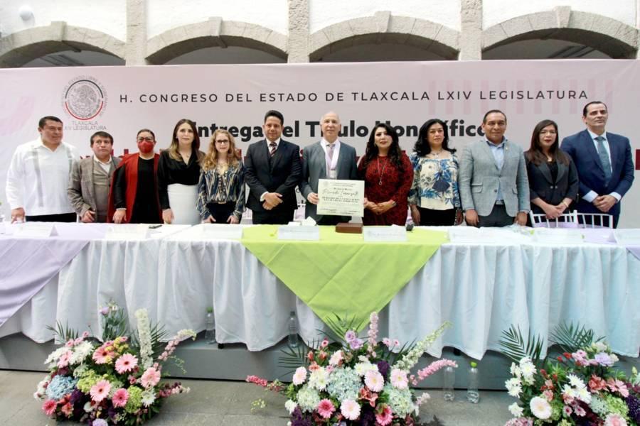 Reconoce Congreso al Dr. Ricardo Lorenzetti como ¨Heraldo de la Educación y la Justicia Ambiental¨