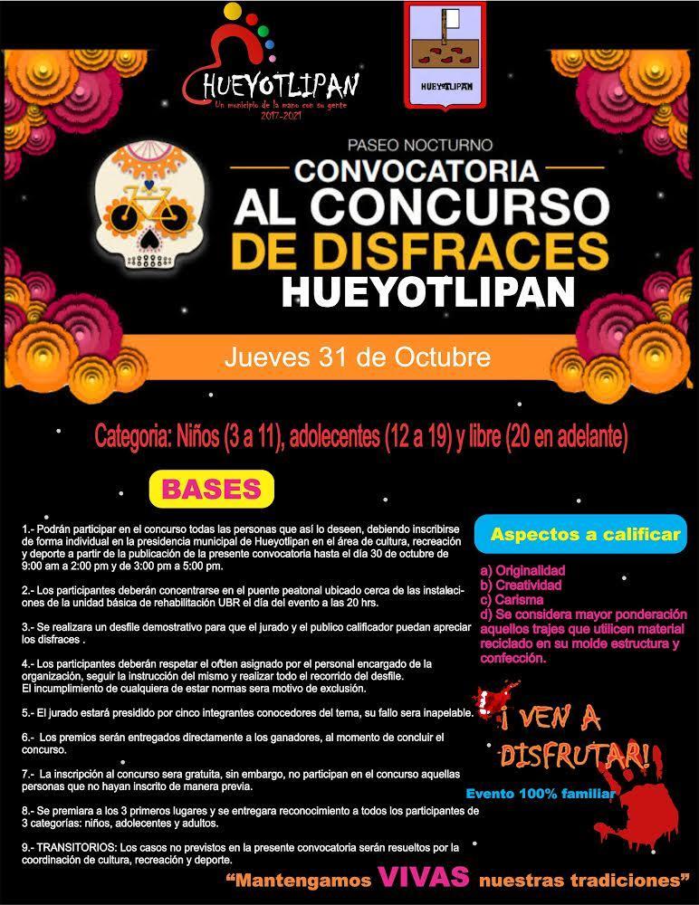 Festival de Día de Muerto Recuperando Tradiciones llega este 31 de octubre a Hueyotlipan