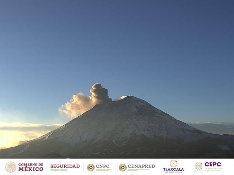 Emite CEPC recomendaciones por caída de ceniza del Popocatépetl