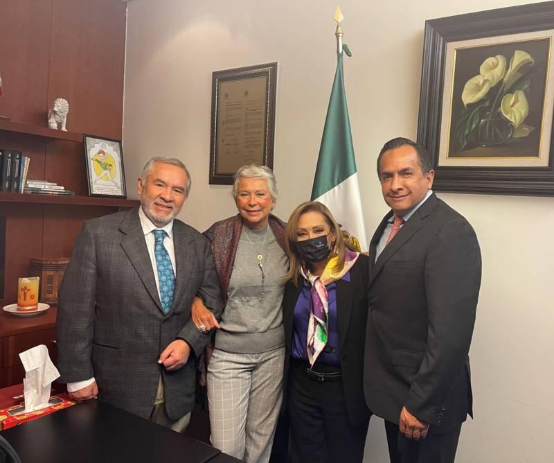 Gobernadora del Estado sostiene reunión con Senadora Olga Sánchez