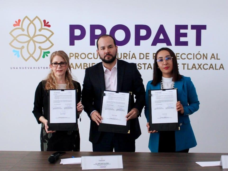 Signan convenio de colaboración PROPAET y CBA
