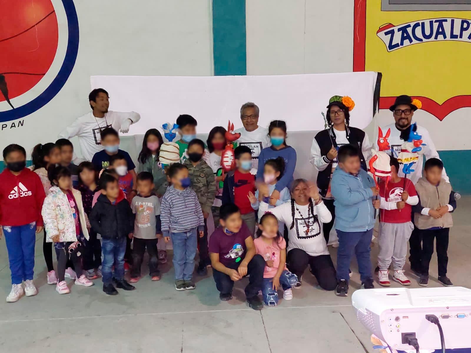 Conmemoran el día mundial del teatro para niños y jóvenes en Zacualpan