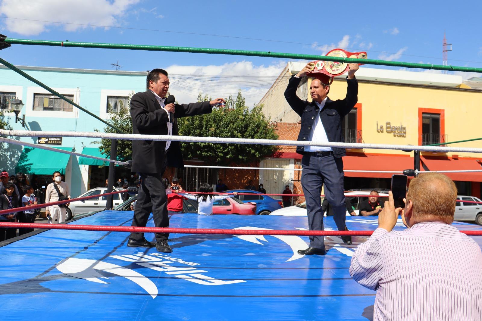Invita Luis Antonio Herrera a función gratuita de lucha libre independiente en San Gabriel Cuautla