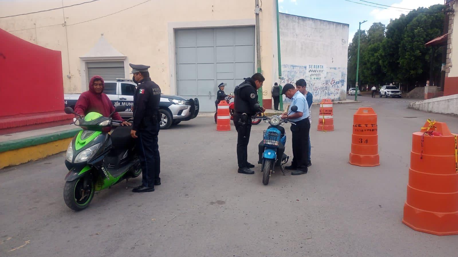 Realiza Policía de Chiautempan operativos contra robo de vehículos