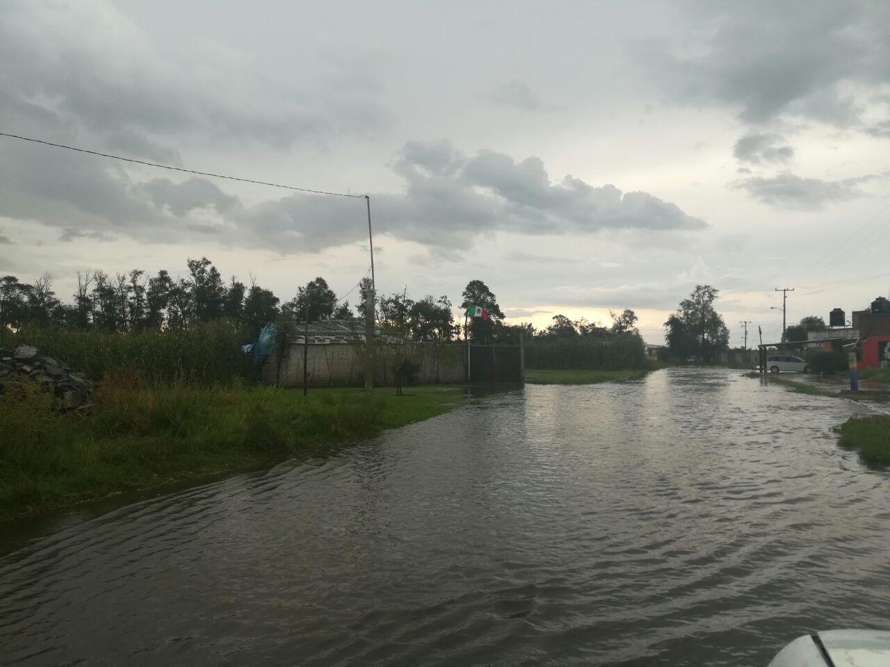 Granizada provoca inundaciones en Lardizábal y  desborda el canal Rojano