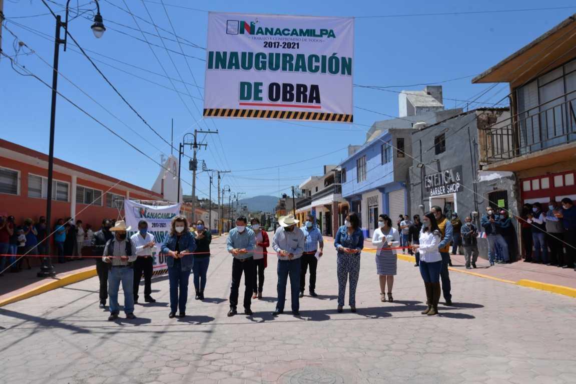 Víctor Hugo sigue entregando obras de impacto en Nanacamilpa 