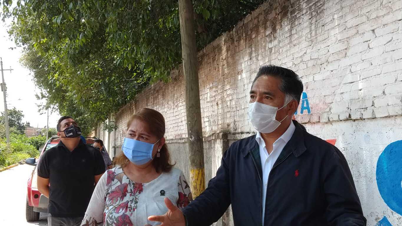 Jesús Herrera y Maribel León entregan obras de impacto en La Ciénega - Papalotla 