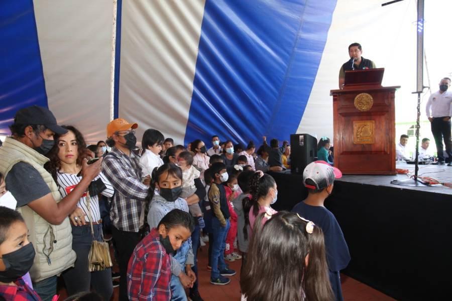 Realizan festival infantil en el municipio de Atlangatepec 
