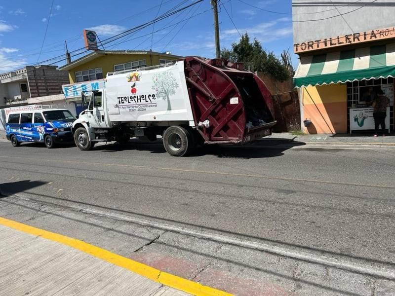 Alcaldesa de Tenancingo y Teolocholco hacen bisnes con el camión de basura 