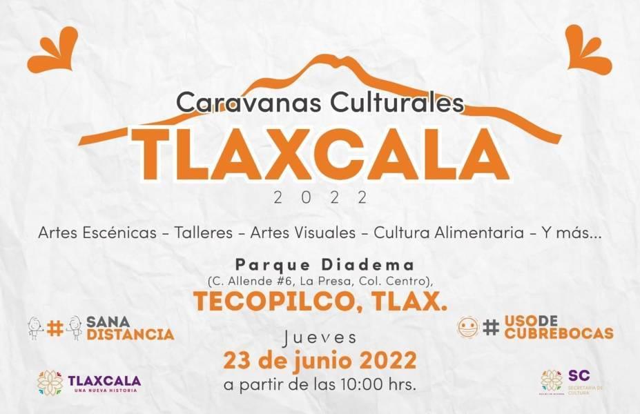 Mañana llegan las Caravanas Culturales a San Lucas Tecopilco 