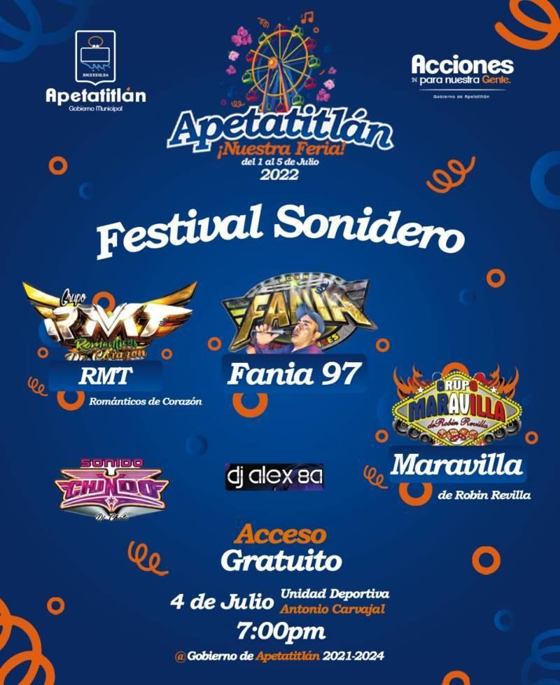 La feria sigue en Apetatitlán con el Festival Sonidero 2022