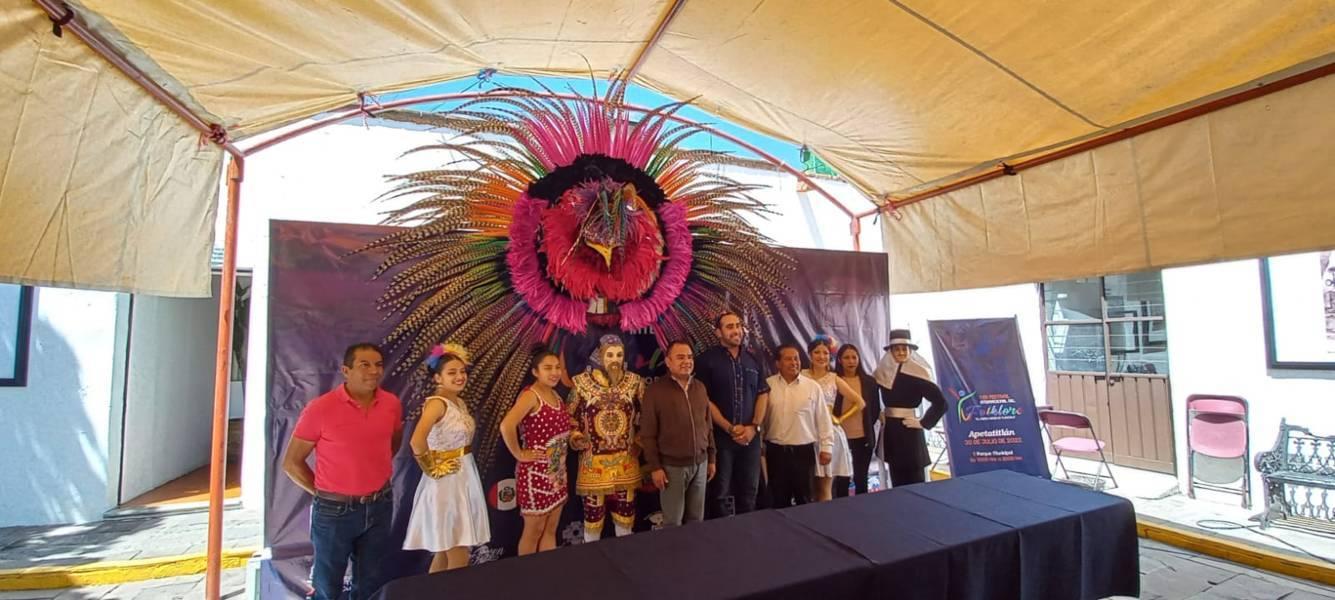 En Apetatitlán presentan el primer Festival Internacional del Folklore 