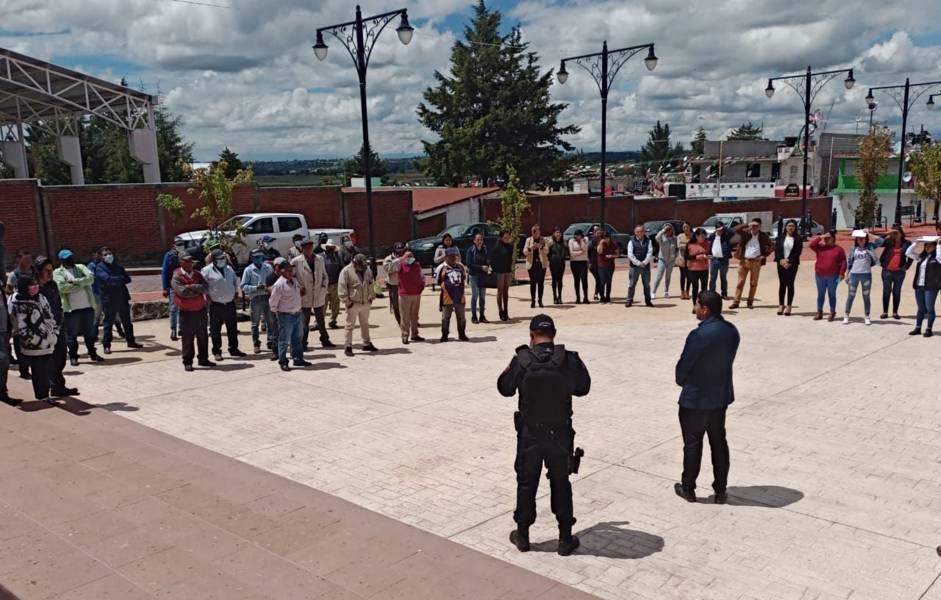 Ayuntamiento de Atlangatepec se previene ante las actividades sísmicas 