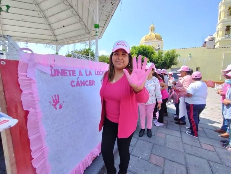 Con “Encendido Rosa”, llama Nancy Cortés a ser solidarios con pacientes de Cáncer de Mama