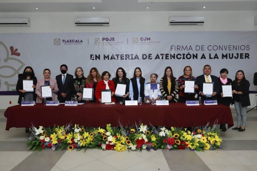 Refuerza PGJE y CJM atención a las mujeres en colaboración con instituciones y organizaciones