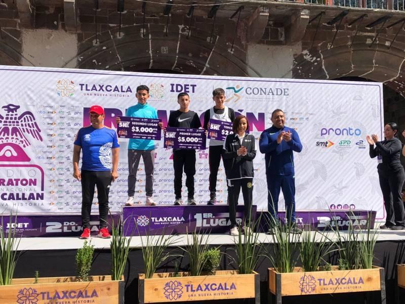 Participaron más de 2 mil corredores en Medio Maratón Tlaxcallan 2022